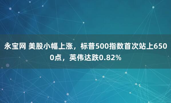 永宝网 美股小幅上涨，标普500指数首次站上6500点，英伟达跌0.82%
